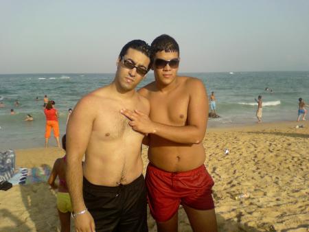 me et abdou  a playa marina